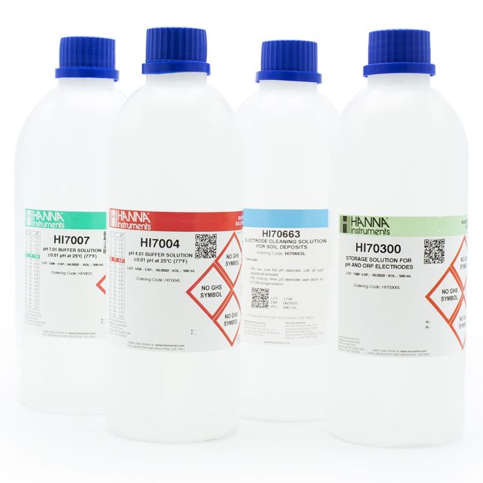pH Calibration Bundle for Agriculture (Bottles) – HI547-AG