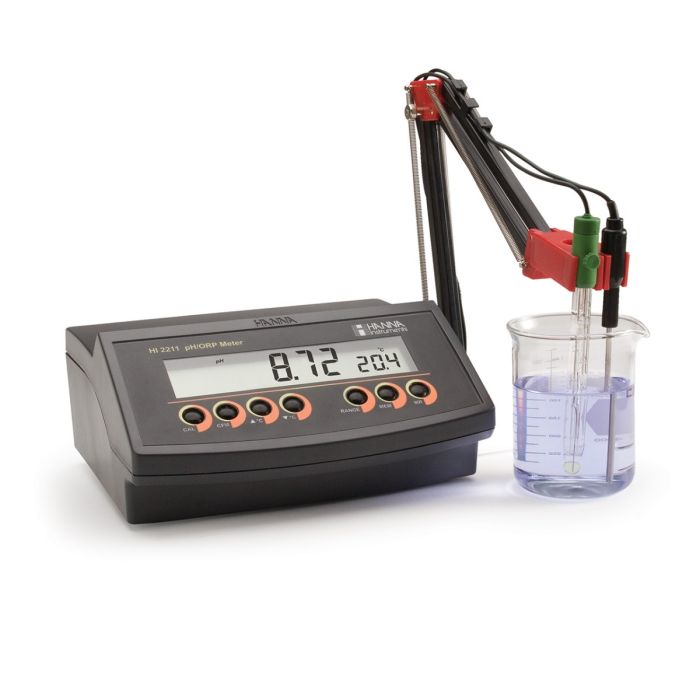 Benchtop pH Meter with 0.01 pH Resolution – HI2210