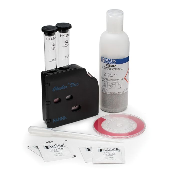 Free and Total Chlorine Low,  Medium and High Range Test Kit – HI38020