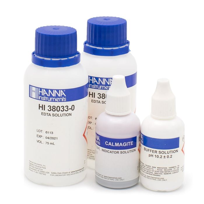 Total Hardness Test Kit Replacement Reagents (100 tests) – HI38033-100