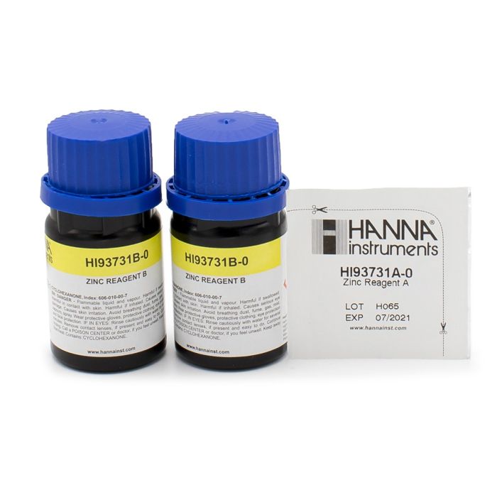 Zinc Test Kit Replacement Reagents (100 Tests) – HI3854-100
