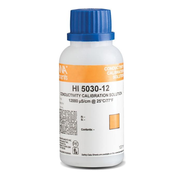 HI5030-12 12880 µS/cm Conductivity Standard (120mL)