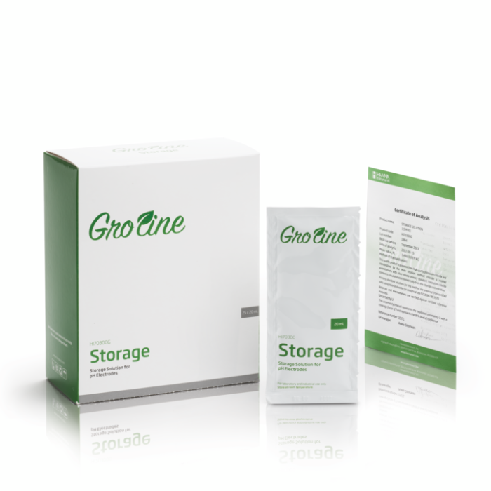 GroLine Storage Solution Sachets,  20 mL (25 pcs.) – HI70300G
