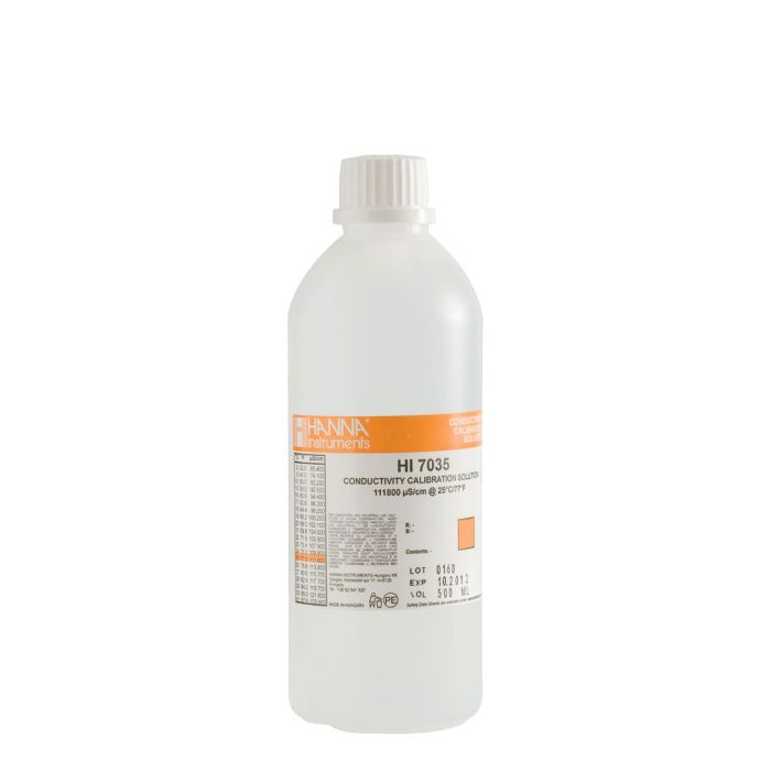 HI7035L 111800 µS/cm Conductivity Standard (500 mL Bottle)