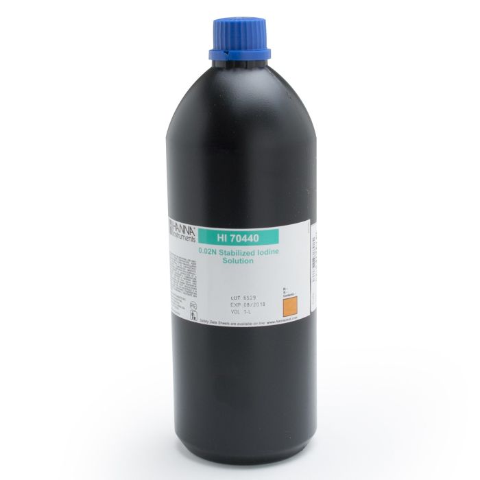 Stabilized Iodine 0.02N,  1L – HI70440