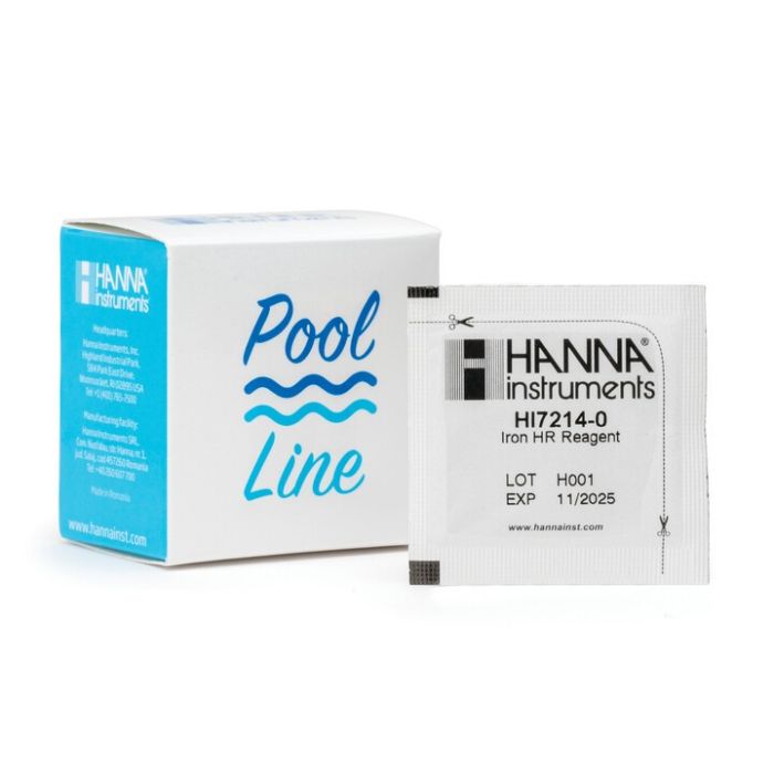 Pool Line High Range Iron Checker HC Reagents (25 Tests) – HI7214-25