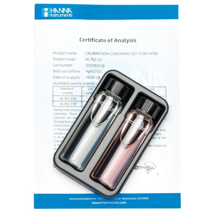 Free Chlorine Ultra Low-Range Checker® HC Calibration Check Set – HI762-11