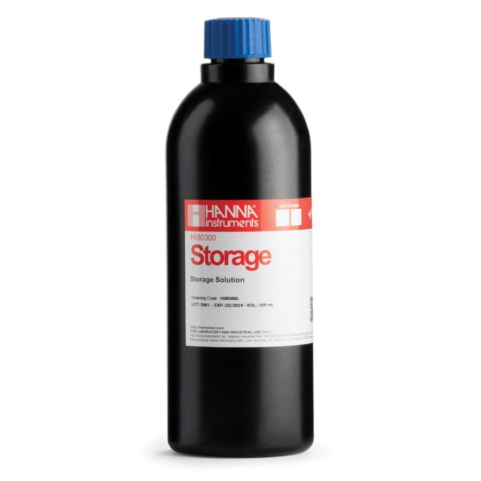 HI80300L Electrode Storage Solution in FDA Bottle (500 mL)