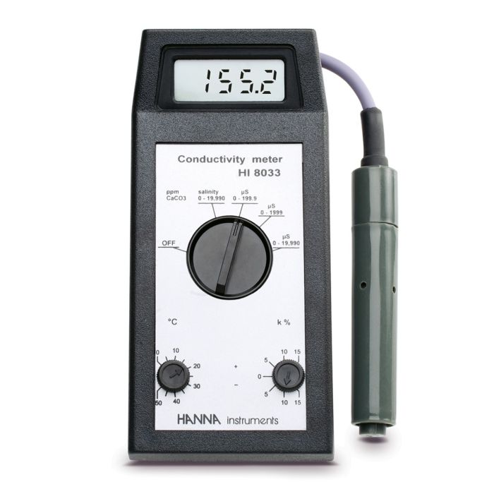 Multi-Range Portable EC/TDS Meter – HI8033