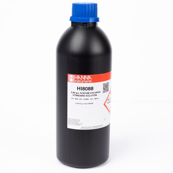 HI8088L 5.84 g/L NaCl Standard Solution in FDA Bottle (500 mL)