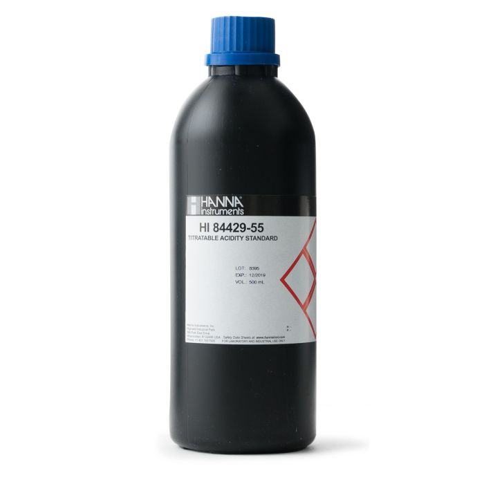 Pump Calibration Standard for Titratable Acidity in Dairy Mini Titrator – HI84429-55