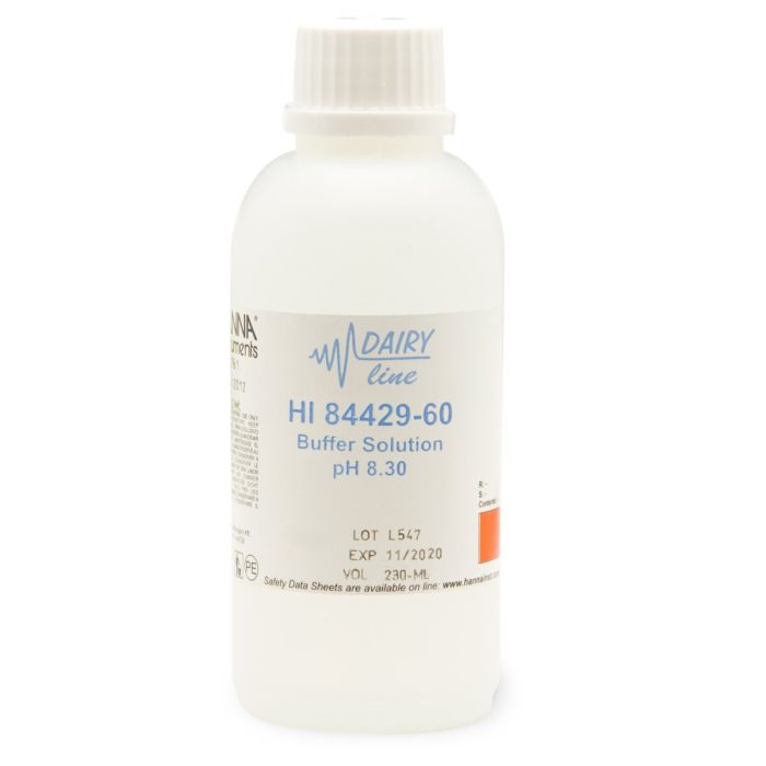 pH 8.30 Calibration Buffer Solution (6 x 230 mL) – HI84429U-60
