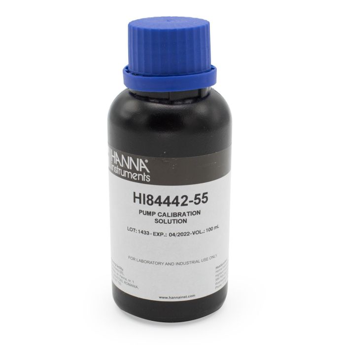 Pump Calibration Solution for Titratable Alkalinity in Water Mini Titrator – HI84442-55