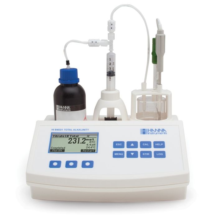 Mini Titrator for Measuring Titratable Alkalinity in Water and Wastewater – HI84531U-01