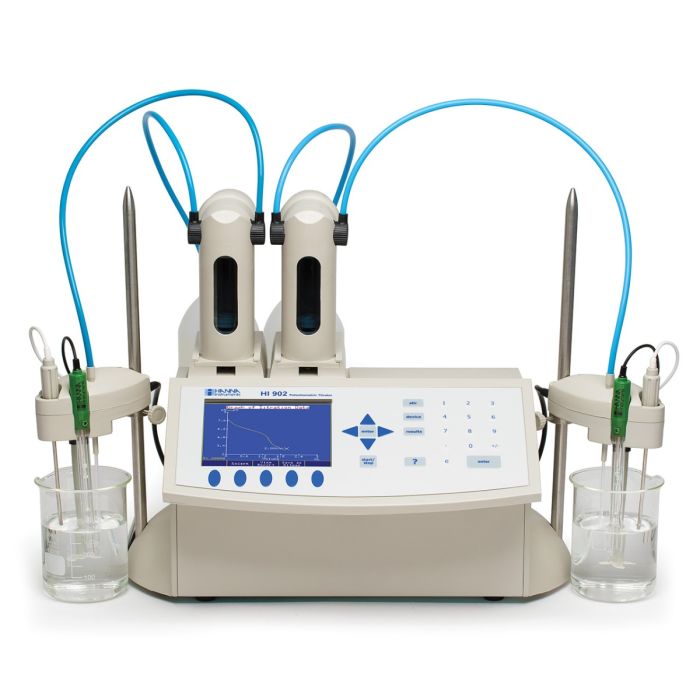Automatic Potentiometric (pH/mV/ISE) Titration System – HI902C-Single probe input