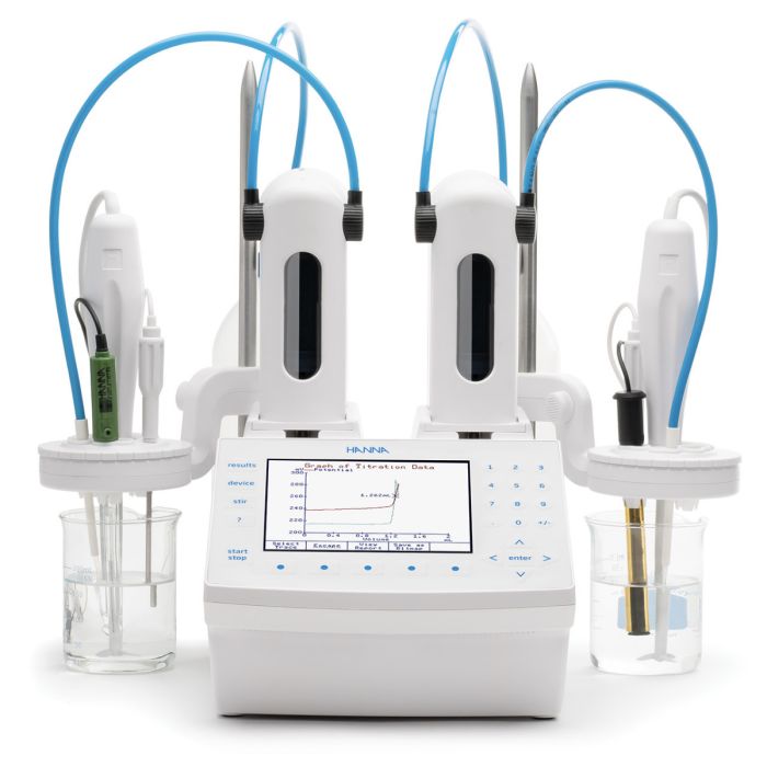 Automatic Potentiometric Titrator with Two Probe Inputs