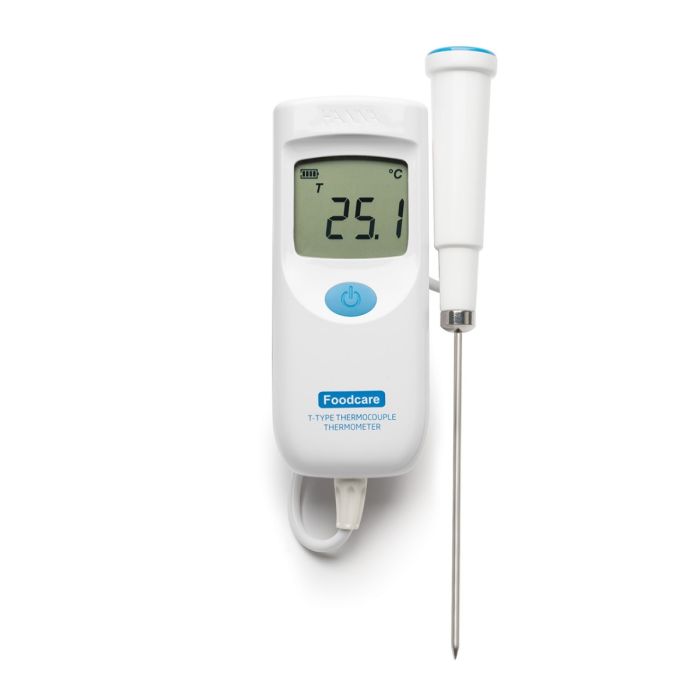 Foodcare T-Type Thermocouple Thermometer with Fixed Attached Probe – HI935008