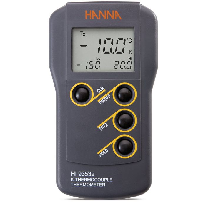 Dual Input K-Type Thermocouple Thermometer – HI93532