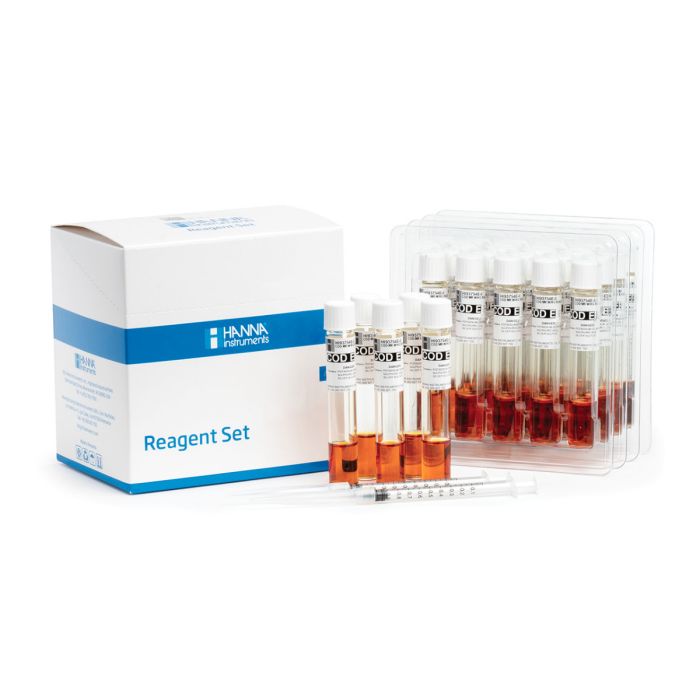 COD Medium Range Reagent Vials,  Mercury-Free Method (25 tests) – HI93754E-25