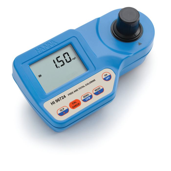 Free and Total Chlorine Portable Photometer – HI96724