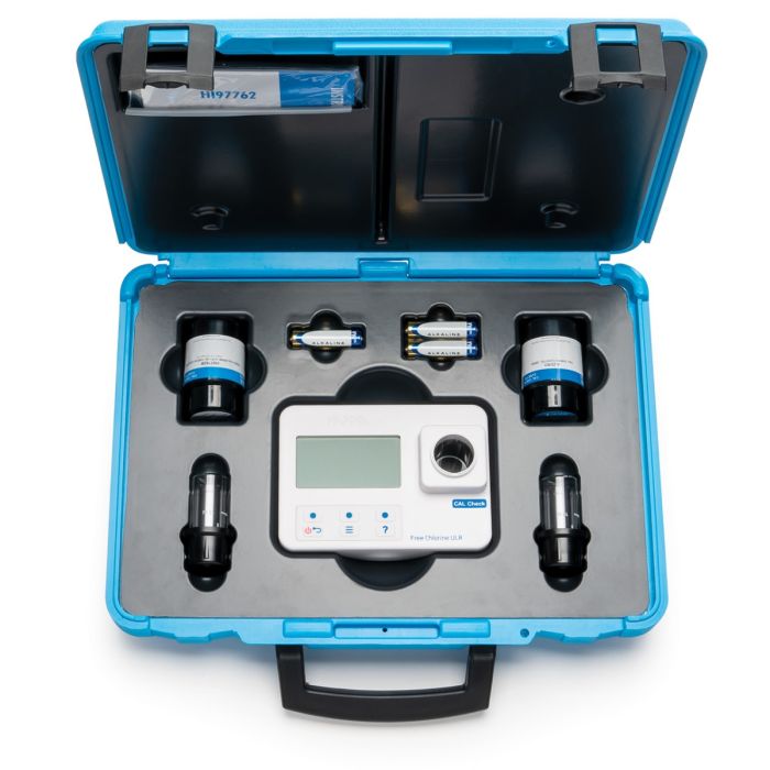 Free Chlorine Ultra Low Range Portable Photometer with CAL Check – HI97762-kit