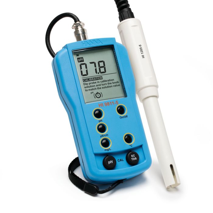 Portable pH/EC/TDS/Temperature Meter  – HI9811-5