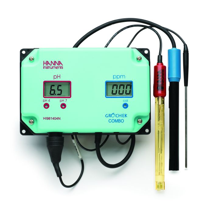 Grocheck® pH/EC Continuous Monitor  – HI981405N