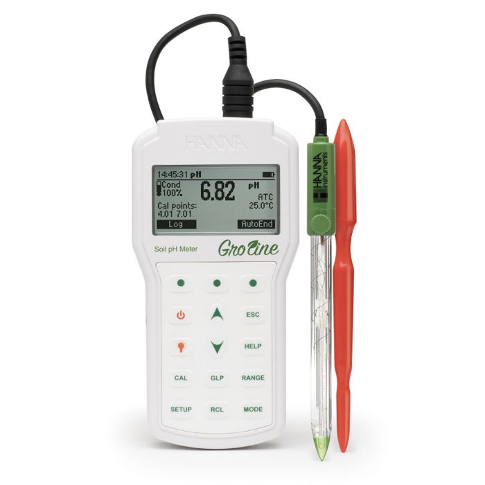 Professional GroLine Portable Soil pH Meter – HI98168