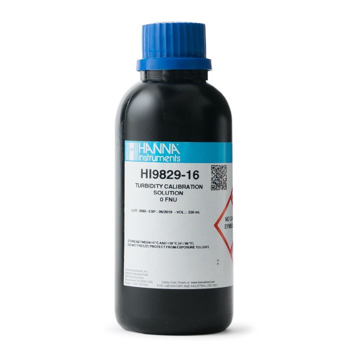 0 FNU Turbidity Calibration Solution (230 mL) – HI9829-16