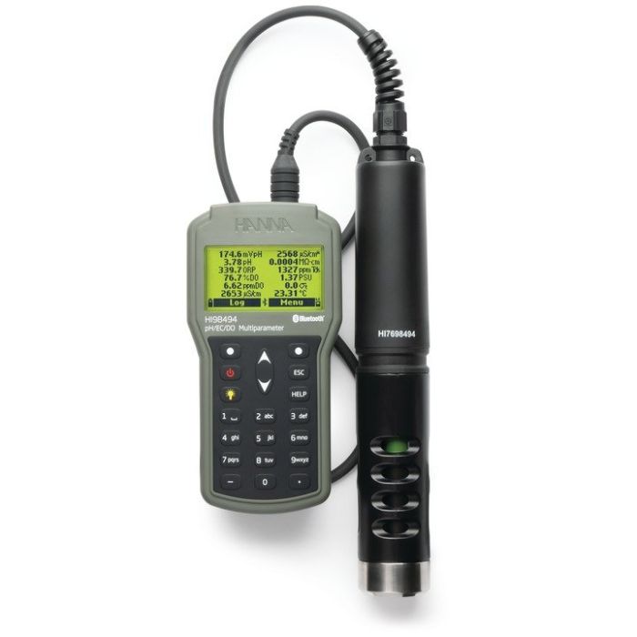 Multiparameter Bluetooth® portable pH/EC/OPDO Meter – HI98494