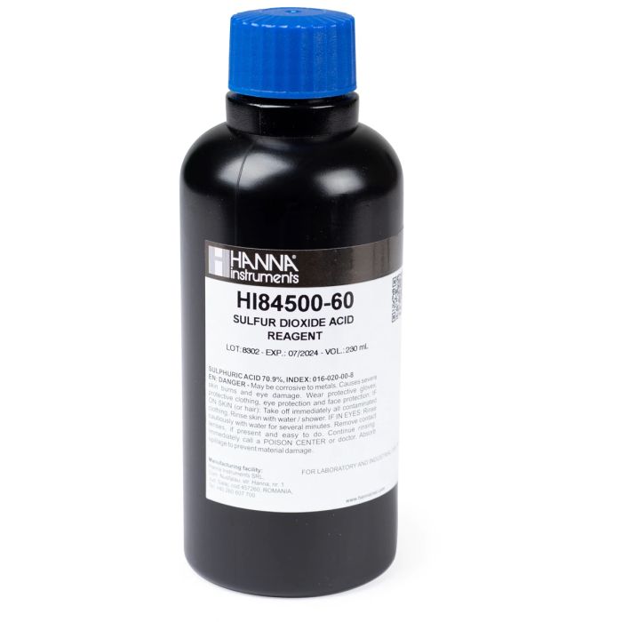 Acid Reagent for Free and Total Sulfur Dioxide – HI84500-60