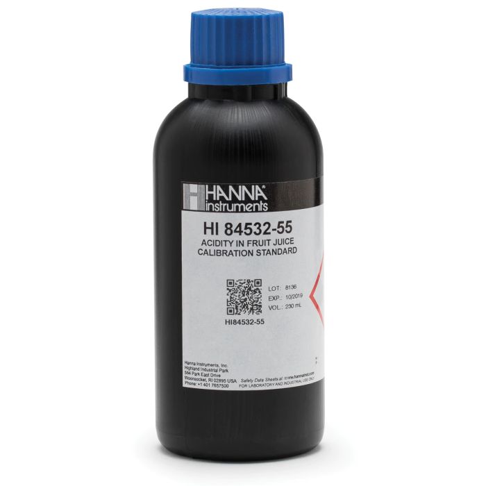 Pump Calibration Standard for Titratable Acidity in Fruit Juice Mini Titrator – HI84532-55U